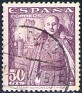 Spain 1948 Franco 50 CTS Lila Edifil 1029. 1029 u. Subida por susofe